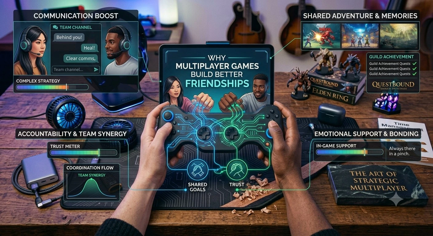 Why Multiplayer Games Build Better Friendships
